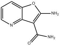 Furo[3,2-b]pyridine-3-carboxamide, 2-amino- Struktur