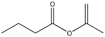 Butanoic acid, 1-methylethenyl ester Struktur