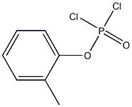 Phosphorodichloridicacid, 2-methylphenyl ester Struktur