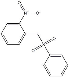 Benzene, 1-nitro-2-[(phenylsulfonyl)methyl]- Struktur