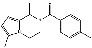 (1,6-Dimethyl-3,4-dihydro-1H-pyrrolo[1,2-a]pyrazin-2-yl)-p-tolyl-methanone Struktur