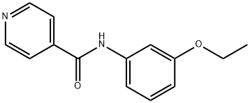 N-(3-ethoxyphenyl)pyridine-4-carboxamide Struktur