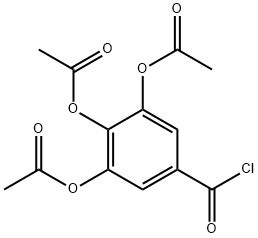 Benzoyl chloride, 3,4,5-tris(acetyloxy)-