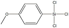 Silane, trichloro(4-methoxyphenyl)- Struktur