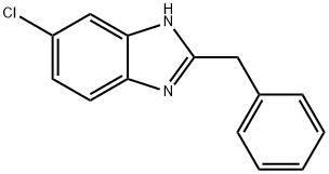 1H-Benzimidazole, 5-chloro-2-(phenylmethyl)- Structure