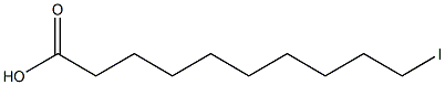 Decanoic acid, 10-iodo- Struktur