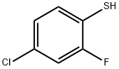 4-Chloro-2-fluorobenzenethiol Struktur