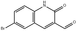 6-Bromo-2-hydroxy-quinoline-3-carbaldehyde Struktur