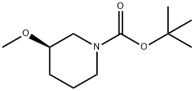 (R)-TERT-BUTYL 3-METHOXYPIPERIDINE-1-CARBOXYLATE Struktur