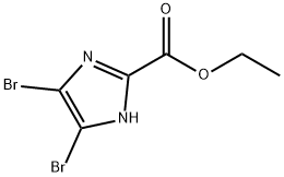 Ethyl 4,5-dibromo-1H-imidazole-2-carboxylate Struktur