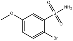 2-BROMO-5-METHOXYBENZENESULFONAMIDE Struktur