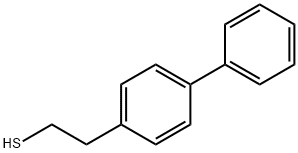 2-(4-phenylphenyl)ethane-1-thiol Struktur