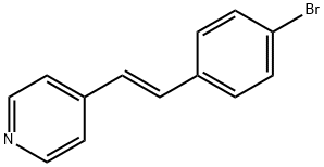 4-[2-(4-Bromo-phenyl)-vinyl]-pyridine Struktur