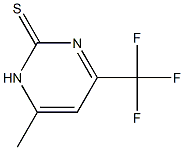 6-methyl-4-(trifluoromethyl)-1H-pyrimidine-2-thione Struktur