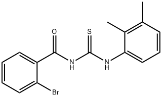 2-bromo-N-{[(2,3-dimethylphenyl)amino]carbonothioyl}benzamide Struktur