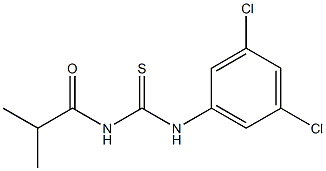 N-{[(3,5-dichlorophenyl)amino]carbonothioyl}-2-methylpropanamide Struktur