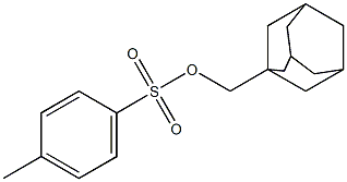 Toluene-4-sulfonic acid adamantan-1-ylmethyl ester Struktur