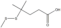 4-Methyl-4-(methyldisulfanyl)pentanoic acid