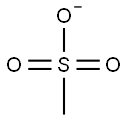 Methanesulfonate , 804-53-5, 結(jié)構(gòu)式