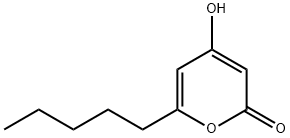 2H-Pyran-2-one, 4-hydroxy-6-pentyl- Struktur