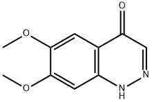 6,7-Dimethoxy-1H-cinnolin-4-one Struktur