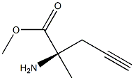 4-Pentynoic acid, 2-amino-2-methyl-, methyl ester, (R)-