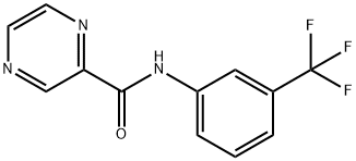 2-Pyrazinecarboxamide,N-[3-(trifluoromethyl)phenyl]- Struktur