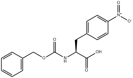 4-nitro-N-[(phenylmethoxy)carbonyl]- DL-Phenylalanine Struktur