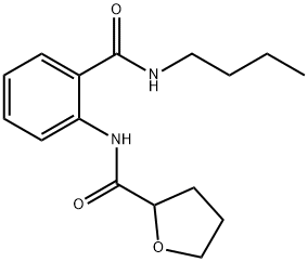 N-[2-(butylcarbamoyl)phenyl]oxolane-2-carboxamide Struktur