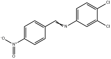 (3,4-dichlorophenyl)(4-nitrobenzylidene)amine Struktur