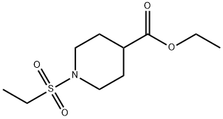 ethyl 1-(ethylsulfonyl)piperidine-4-carboxylate Struktur