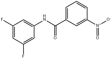 N-(3,5-Difluorophenyl)-3-nitrobenzamide, 97% Struktur