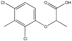 Propanoic acid, 2-(2,4-dichloro-3-methylphenoxy)- Structure