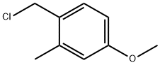 1-Chloromethyl-4-methoxy-2-methyl-benzene Struktur