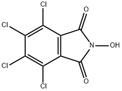 4,5,6,7-Tetrachloro-2-hydroxy-isoindole-1,3-dione Struktur