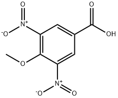 4-methoxy-3,5-dinitrobenzoic acid Struktur