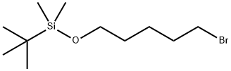 [(5-Bromopentyl)oxy](tert-butyl)dimethylsilane Struktur