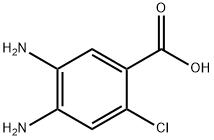 4,5-Diamino-2-chloro-benzoic acid Struktur