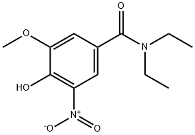 N,N-Diethyl-4-hydroxy-3-methoxy-5-nitro-benzamide Struktur