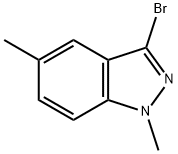 3-Bromo-1,5-dimethyl-1H-indazole Struktur