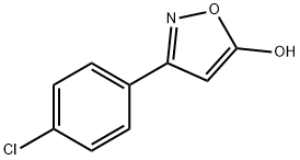 5-Isoxazolol, 3-(4-chlorophenyl)- Struktur