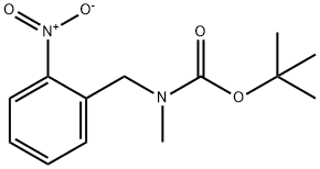 tert-butyl methyl(2-nitrobenzyl)carbamate Struktur