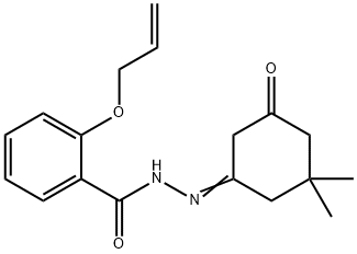 N-[(Z)-(3,3-dimethyl-5-oxocyclohexylidene)amino]-2-prop-2-enoxybenzamide Struktur