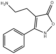 4-(2-aminoethyl)-3-phenyl-2H-1,2-oxazol-5-one Struktur