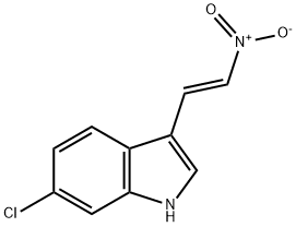 6-CHLORO-3-(2-NITROVINYL)-1H-INDOLE Struktur