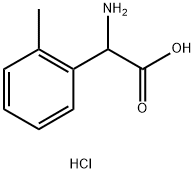 RS-2-Methylphenylglycine hydrochloride Struktur