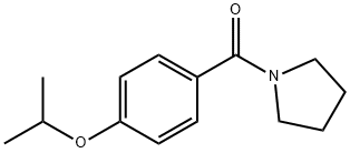 (4-propan-2-yloxyphenyl)-pyrrolidin-1-ylmethanone Struktur