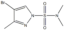 1H-Pyrazole-1-sulfonamide, 4-bromo-N,N,3-trimethyl- Struktur