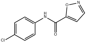 N-(4-chlorophenyl)-1,2-oxazole-5-carboxamide Struktur