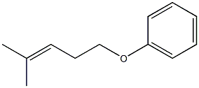 Benzene, [(4-methyl-3-pentenyl)oxy]- Struktur